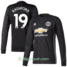 Billige Fotballdrakter Manchester United Rashford Bortedraktsett 2017/18 Langermet