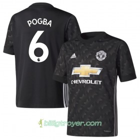 Billige Fotballdrakter Manchester United Pogba 6 Bortedraktsett 2017/18 Kortermet