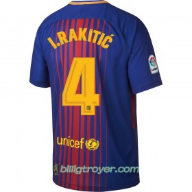 Billige Fotballdrakter FC Barcelona I. Rakitic 4 Hjemmedraktsett 2017/18 Kortermet