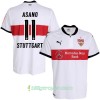 Billige Fotballdrakter VfB Stuttgart Asano 11 Hjemmedraktsett 2017/18 Kortermet