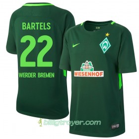 Billige Fotballdrakter Werder Bremen Bartels 22 Hjemmedraktsett 2017/18 Kortermet