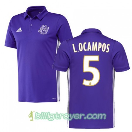 Billige Fotballdrakter Olympique de Marseille LUCAS OCAMPOS 5 Tredjedraktsett 2017/18 Kortermet