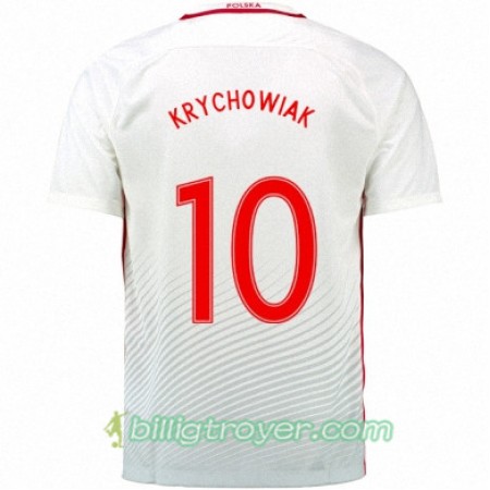 Billige Fotballdrakter Polen GRZEGORZ KRYCHOWIAK Hjemmedraktsett Euro 2016