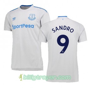 Billige Fotballdrakter Everton SANDRO Bortedraktsett 2017/18 Kortermet