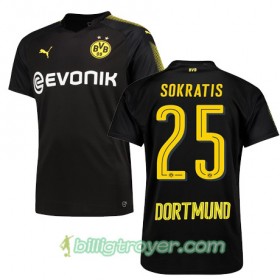 Billige Fotballdrakter Borussia Dortmund SOKRATIS 25 Bortedraktsett 2017/18 Kortermet