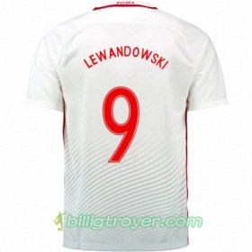 Billige Fotballdrakter Polen ROBERT LEWANDOWSKI Hjemmedraktsett Euro 2016
