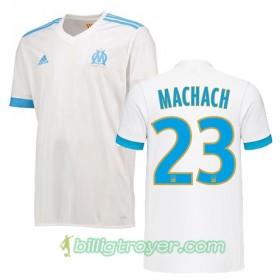 Billige Fotballdrakter Olympique de Marseille ZINEDINE MACHACH 23 Hjemmedraktsett 2017/18 Kortermet