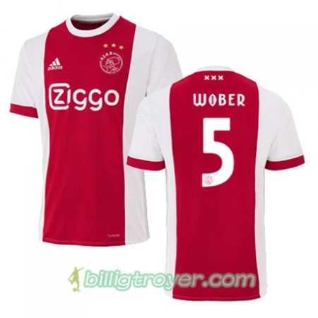 Billige Fotballdrakter AFC Ajax MAXIMILIAN WOBER 5 Hjemmedraktsett 2017/18 Kortermet