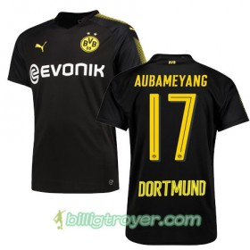 Billige Fotballdrakter Borussia Dortmund AUBAMEYANG 17 Bortedraktsett 2017/18 Kortermet
