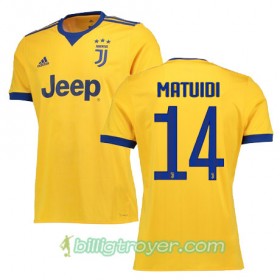 Billige Fotballdrakter Juventus MATUIDI 14 Bortedraktsett 2017/18 Kortermet