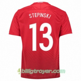Billige Fotballdrakter Polen MARIUSZ STEPINSKI Bortedraktsett Euro 2016