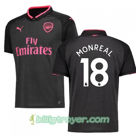 Billige Fotballdrakter Arsenal MONREAL 18 Tredjedraktsett 2017/18 Kortermet