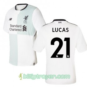 Billige Fotballdrakter Liverpool LUCAS 21 Bortedraktsett 2017/18 Kortermet