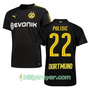 Billige Fotballdrakter Borussia Dortmund PULISIC 22 Bortedraktsett 2017/18 Kortermet