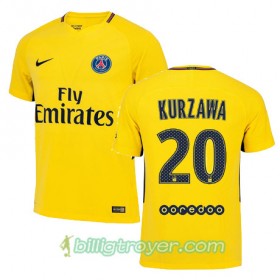 Billige Fotballdrakter Paris SG LAYVIN KURZAWA 20 Bortedraktsett 2017/18 Kortermet