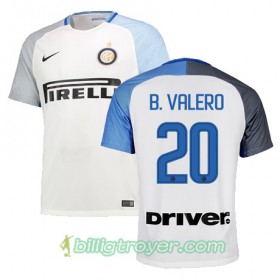Billige Fotballdrakter Inter BORJA VALERO 20 Bortedraktsett 2017/18 Kortermet