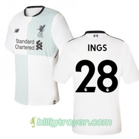 Billige Fotballdrakter Liverpool INGS 28 Bortedraktsett 2017/18 Kortermet