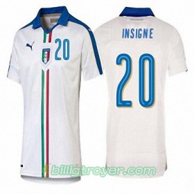 Billige Fotballdrakter Italia LORENZO INSIGNE Bortedraktsett Euro 2016