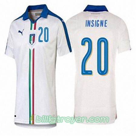 Billige Fotballdrakter Italia LORENZO INSIGNE Bortedraktsett Euro 2016