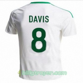 Billige Fotballdrakter Nord-Irland STEVEN DAVIS Bortedraktsett 2016/17 Kortermet