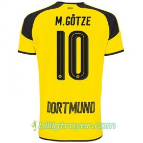 Billige Fotballdrakter Borussia Dortmund M GOTZE 10 Tredjedraktsett 2017/18 Kortermet