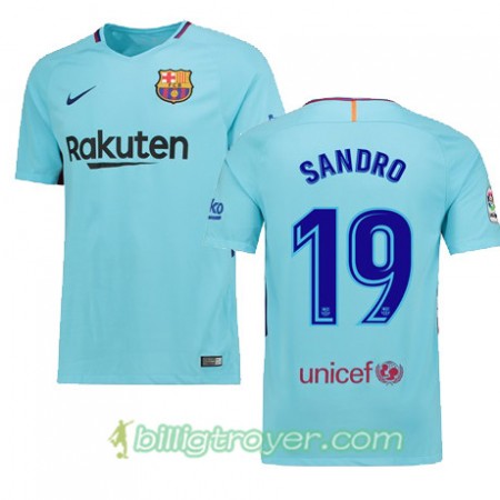 Billige Fotballdrakter FC Barcelona DIGNE 19 Bortedraktsett 2017/18 Kortermet