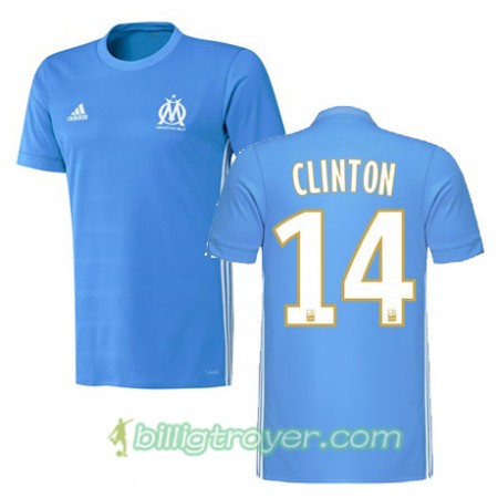 Billige Fotballdrakter Olympique de Marseille CLINTON N JIE 14 Bortedraktsett 2017/18 Kortermet