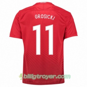 Billige Fotballdrakter Polen KAMIL GROSICKI Bortedraktsett Euro 2016