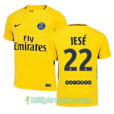 Billige Fotballdrakter Paris SG JESE 22 Bortedraktsett 2017/18 Kortermet