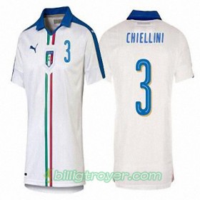 Billige Fotballdrakter Italia GIORGIO CHIELLINI Bortedraktsett Euro 2016