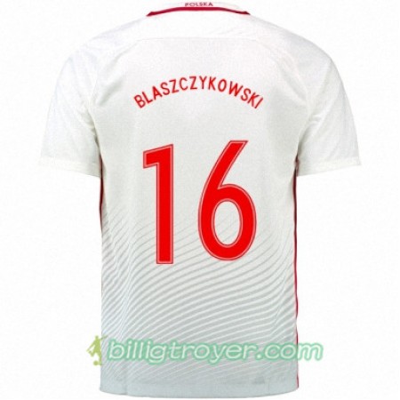 Billige Fotballdrakter Polen JAKUB BLASZCZYKOWSKI Hjemmedraktsett Euro 2016