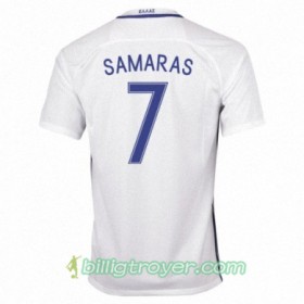 Billige Fotballdrakter Hellas GIORGOS SAMARAS Hjemmedraktsett 2016/17 Kortermet