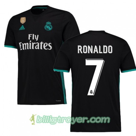 Billige Fotballdrakter Real Madrid RONALDO 7 Bortedraktsett 2017/18 Kortermet