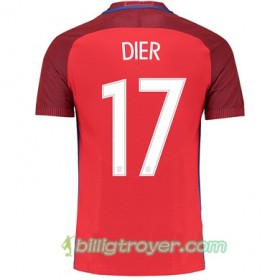 Billige Fotballdrakter England DIER Bortedraktsett Euro 2016