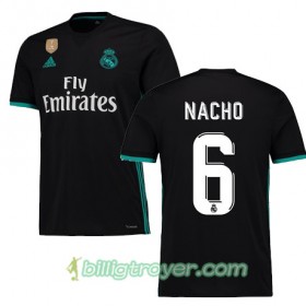 Billige Fotballdrakter Real Madrid NACHO 6 Bortedraktsett 2017/18 Kortermet