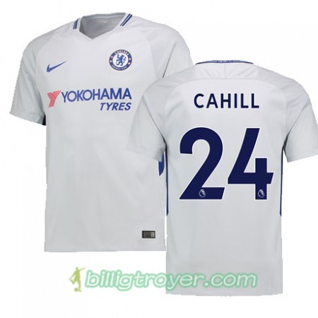 Billige Fotballdrakter Chelsea CAHILL 24 Bortedraktsett 2017/18 Kortermet