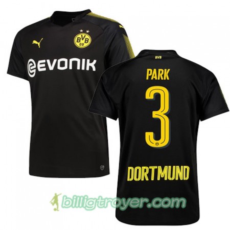 Billige Fotballdrakter Borussia Dortmund PARK 3 Bortedraktsett 2017/18 Kortermet