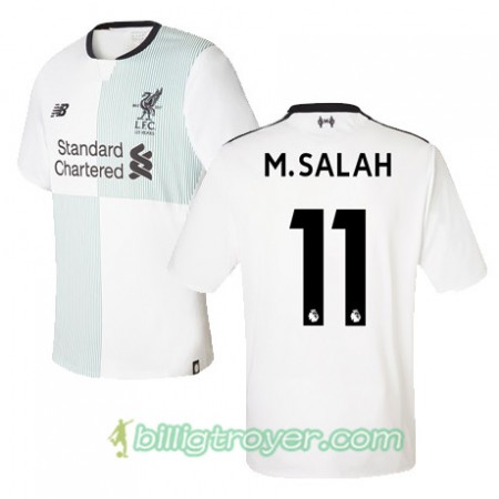 Billige Fotballdrakter Liverpool SALAH 11 Bortedraktsett 2017/18 Kortermet