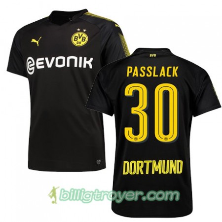 Billige Fotballdrakter Borussia Dortmund PASSLACK 30 Bortedraktsett 2017/18 Kortermet