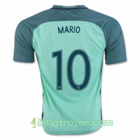 Billige Fotballdrakter Portugal JOAO MARIO Bortedraktsett Euro 2016