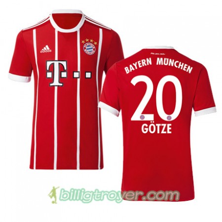 Billige Fotballdrakter FC Bayern München FELIX GOTZE 20 Hjemmedraktsett 2017/18 Kortermet