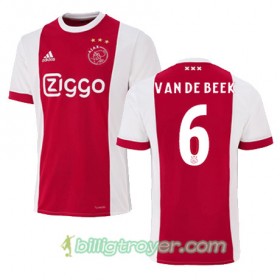 Billige Fotballdrakter AFC Ajax DONNY VAN DE BEEK 6 Hjemmedraktsett 2017/18 Kortermet