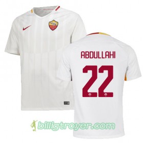 Billige Fotballdrakter AS Roma ABDULLAHI 22 Bortedraktsett 2017/18 Kortermet