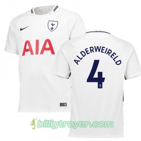 Billige Fotballdrakter Tottenham Hotspur ALDERWEIRELD 4 Hjemmedraktsett 2017/18 Kortermet