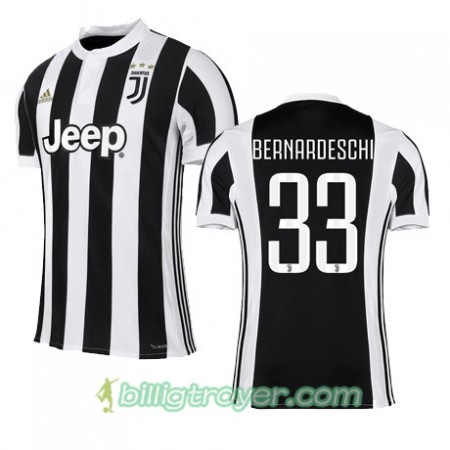 Billige Fotballdrakter Juventus BERNARDESCHI 33 Hjemmedraktsett 2017/18 Kortermet