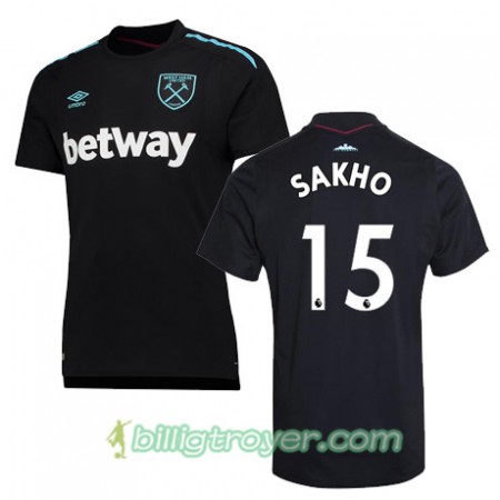 Billige Fotballdrakter West Ham United SAKHO Bortedraktsett 2017/18 Kortermet