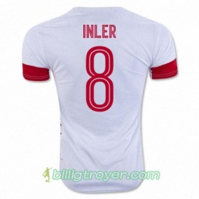 Billige Fotballdrakter Sveits GOKHAN INLER Bortedraktsett Euro 2016