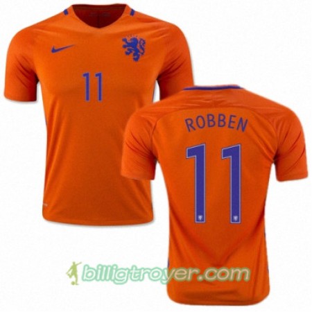Billige Fotballdrakter Nederland ARJEN ROBBEN Hjemmedraktsett 2016/17 Kortermet