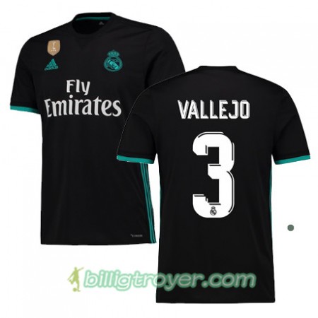 Billige Fotballdrakter Real Madrid JESUS VALLEJO 3 Bortedraktsett 2017/18 Kortermet