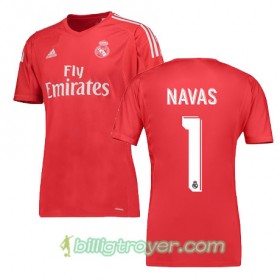 Billige Fotballdrakter Real Madrid NAVAS 1 Bortedraktsett 2017/18 Kortermet
